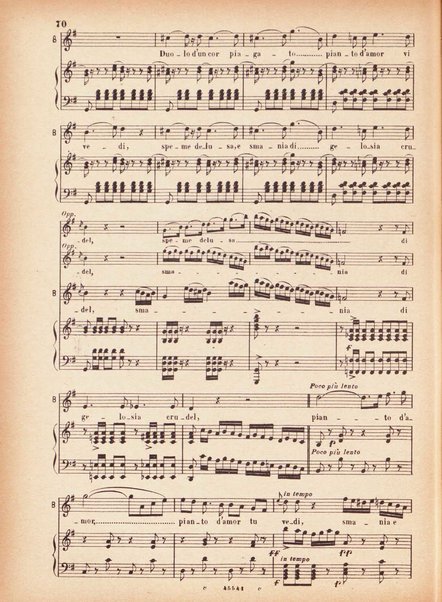 Beatrice di Tenda : tragedia lirica in due atti rappresentata per la prima volta al Teatro della Fenice in Venezia il 16 marzo 1833 : opera completa per canto e pianoforte / V. Bellini