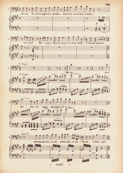 La regina di Golconda : opera semiseria in due atti di Felice Romani / [musica di! G. Donizetti