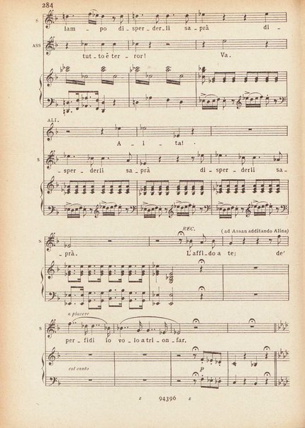 La regina di Golconda : opera semiseria in due atti di Felice Romani / [musica di! G. Donizetti