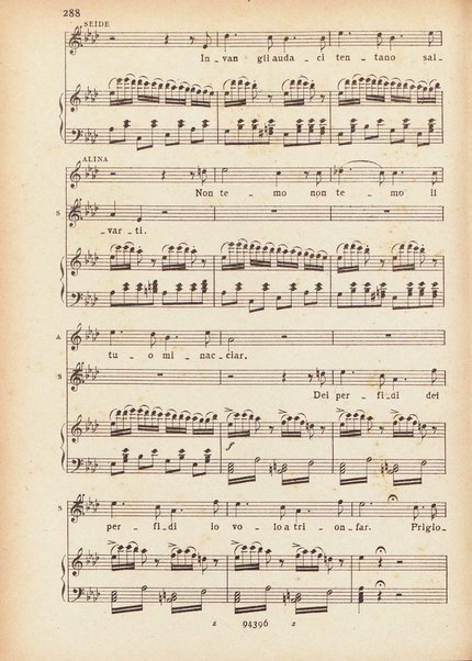 La regina di Golconda : opera semiseria in due atti di Felice Romani / [musica di! G. Donizetti