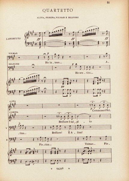 La regina di Golconda : opera semiseria in due atti di Felice Romani / [musica di! G. Donizetti