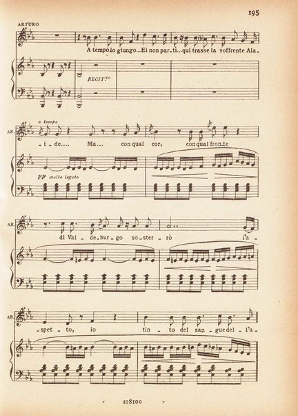 La straniera : melodramma in due atti / di Felice Romani ; [musica di] Vincenzo Bellini