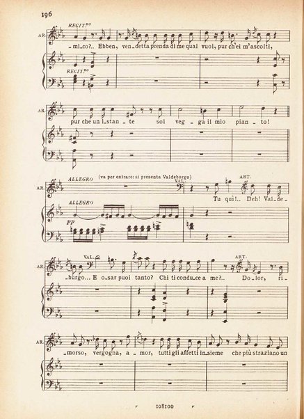 La straniera : melodramma in due atti / di Felice Romani ; [musica di] Vincenzo Bellini