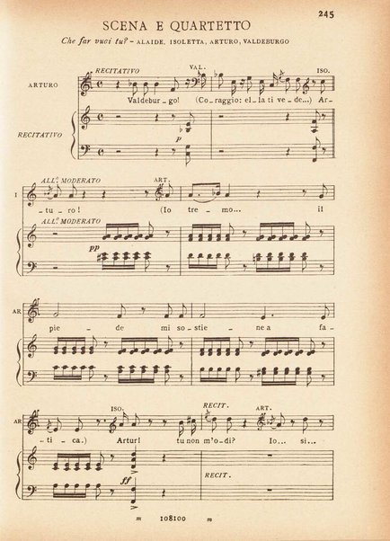 La straniera : melodramma in due atti / di Felice Romani ; [musica di] Vincenzo Bellini