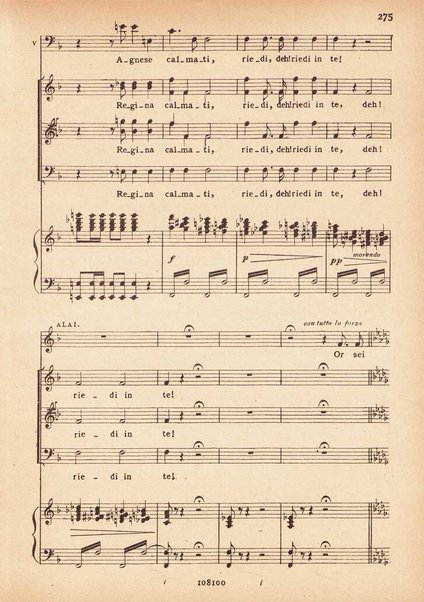 La straniera : melodramma in due atti / di Felice Romani ; [musica di] Vincenzo Bellini