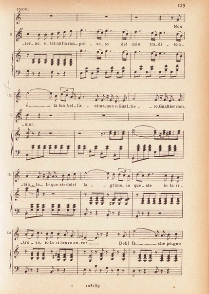 Il pirata / Vincenzo Bellini ; melodramma in due atti di Felice Romani ; edizione riveduta sulla partitura autografa esistente nella Biblioteca del R. Conservatorio di Musica di Napoli ; opera completa, canto e pianoforte