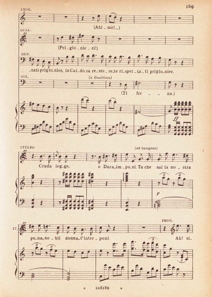 Il pirata / Vincenzo Bellini ; melodramma in due atti di Felice Romani ; edizione riveduta sulla partitura autografa esistente nella Biblioteca del R. Conservatorio di Musica di Napoli ; opera completa, canto e pianoforte