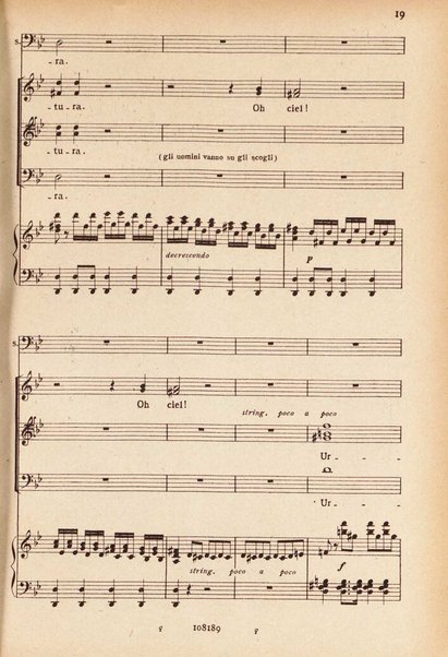 Il pirata / Vincenzo Bellini ; melodramma in due atti di Felice Romani ; edizione riveduta sulla partitura autografa esistente nella Biblioteca del R. Conservatorio di Musica di Napoli ; opera completa, canto e pianoforte