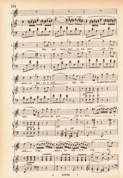 Il pirata / Vincenzo Bellini ; melodramma in due atti di Felice Romani ; edizione riveduta sulla partitura autografa esistente nella Biblioteca del R. Conservatorio di Musica di Napoli ; opera completa, canto e pianoforte