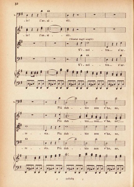 Il pirata / Vincenzo Bellini ; melodramma in due atti di Felice Romani ; edizione riveduta sulla partitura autografa esistente nella Biblioteca del R. Conservatorio di Musica di Napoli ; opera completa, canto e pianoforte