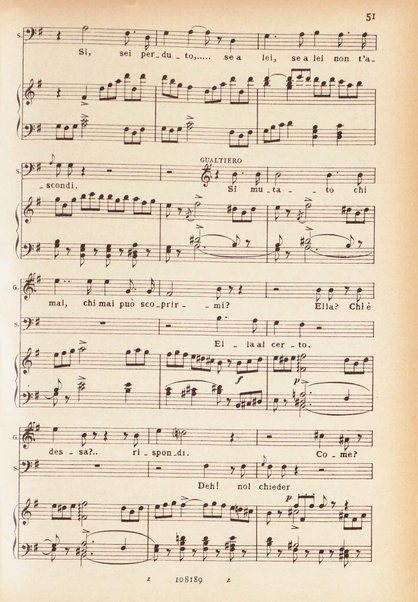 Il pirata / Vincenzo Bellini ; melodramma in due atti di Felice Romani ; edizione riveduta sulla partitura autografa esistente nella Biblioteca del R. Conservatorio di Musica di Napoli ; opera completa, canto e pianoforte