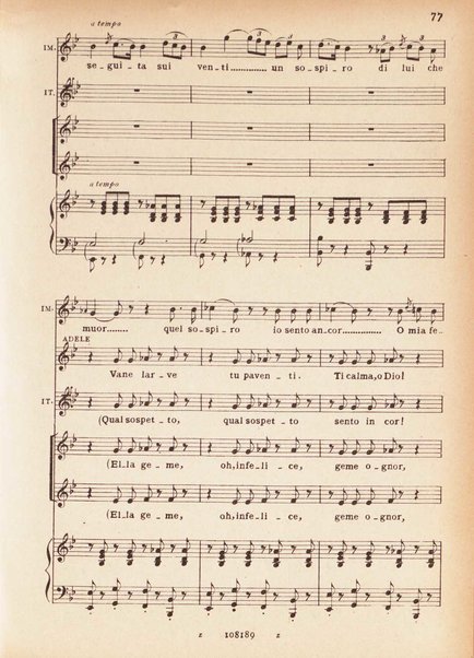 Il pirata / Vincenzo Bellini ; melodramma in due atti di Felice Romani ; edizione riveduta sulla partitura autografa esistente nella Biblioteca del R. Conservatorio di Musica di Napoli ; opera completa, canto e pianoforte