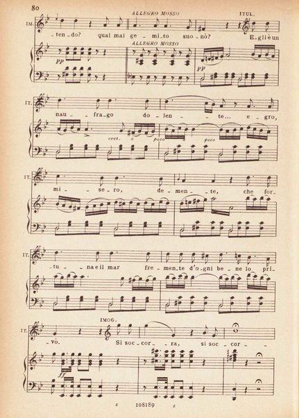 Il pirata / Vincenzo Bellini ; melodramma in due atti di Felice Romani ; edizione riveduta sulla partitura autografa esistente nella Biblioteca del R. Conservatorio di Musica di Napoli ; opera completa, canto e pianoforte