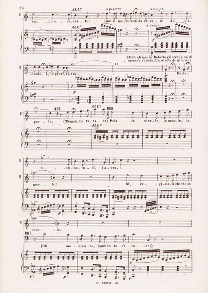 Roberto Devereux / G. Donizetti ; tragedia lirica in tre atti di Salvadore Cammarano