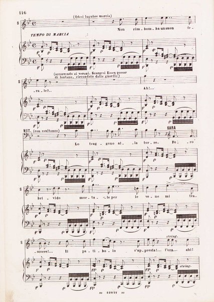 Roberto Devereux / G. Donizetti ; tragedia lirica in tre atti di Salvadore Cammarano