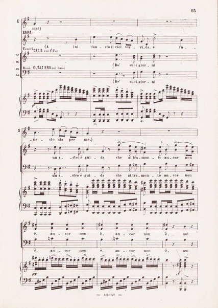 Roberto Devereux / G. Donizetti ; tragedia lirica in tre atti di Salvadore Cammarano