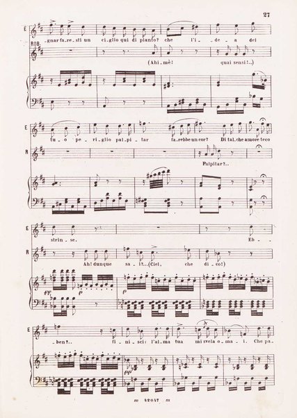 Roberto Devereux / G. Donizetti ; tragedia lirica in tre atti di Salvadore Cammarano