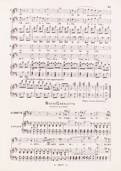 Roberto Devereux / G. Donizetti ; tragedia lirica in tre atti di Salvadore Cammarano