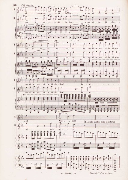 Roberto Devereux / G. Donizetti ; tragedia lirica in tre atti di Salvadore Cammarano