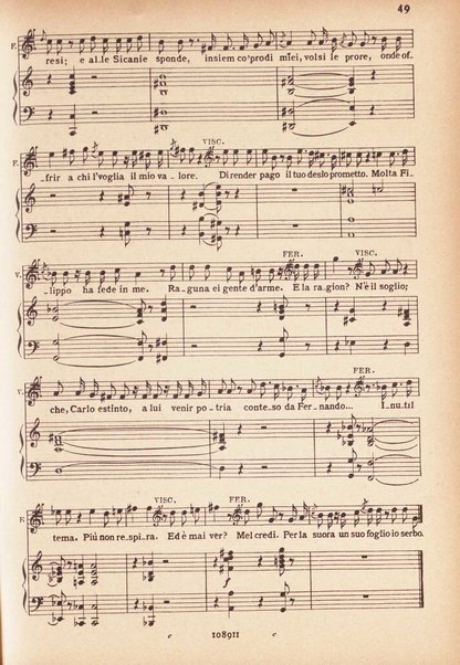 Bianca e Fernando / Vincenzo Bellini ; melodramma in due atti di Domenico Gilardoni