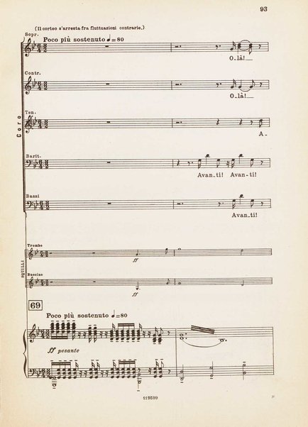 Nerone : tragedia in quattro atti / di Arrigo Boito ; riduzione per canto e pianoforte di Ferruccio Calusio