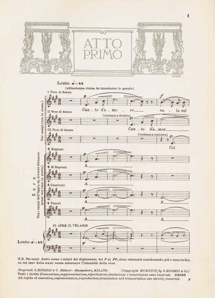 Nerone : tragedia in quattro atti / di Arrigo Boito ; riduzione per canto e pianoforte di Ferruccio Calusio