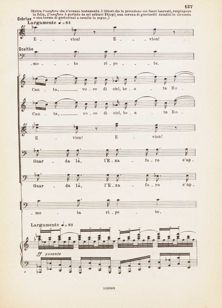 Nerone : tragedia in quattro atti / di Arrigo Boito ; riduzione per canto e pianoforte di Ferruccio Calusio