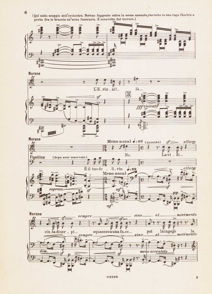 Nerone : tragedia in quattro atti / di Arrigo Boito ; riduzione per canto e pianoforte di Ferruccio Calusio