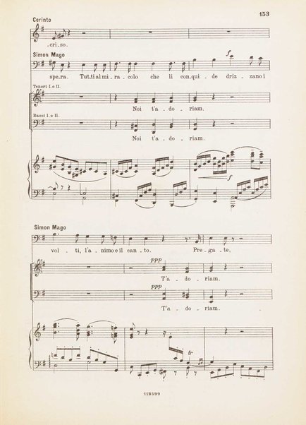 Nerone : tragedia in quattro atti / di Arrigo Boito ; riduzione per canto e pianoforte di Ferruccio Calusio