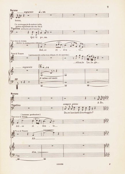 Nerone : tragedia in quattro atti / di Arrigo Boito ; riduzione per canto e pianoforte di Ferruccio Calusio