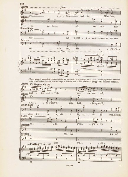 Nerone : tragedia in quattro atti / di Arrigo Boito ; riduzione per canto e pianoforte di Ferruccio Calusio