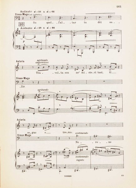 Nerone : tragedia in quattro atti / di Arrigo Boito ; riduzione per canto e pianoforte di Ferruccio Calusio