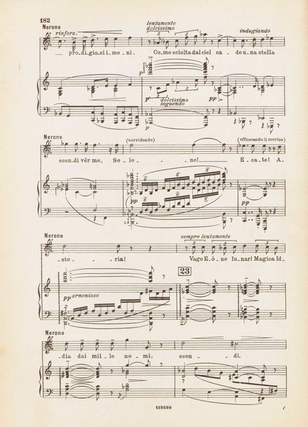Nerone : tragedia in quattro atti / di Arrigo Boito ; riduzione per canto e pianoforte di Ferruccio Calusio