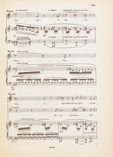 Nerone : tragedia in quattro atti / di Arrigo Boito ; riduzione per canto e pianoforte di Ferruccio Calusio