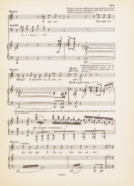 Nerone : tragedia in quattro atti / di Arrigo Boito ; riduzione per canto e pianoforte di Ferruccio Calusio