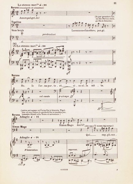 Nerone : tragedia in quattro atti / di Arrigo Boito ; riduzione per canto e pianoforte di Ferruccio Calusio