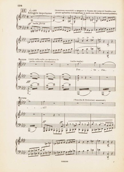 Nerone : tragedia in quattro atti / di Arrigo Boito ; riduzione per canto e pianoforte di Ferruccio Calusio