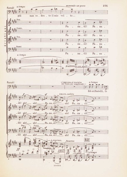 Nerone : tragedia in quattro atti / di Arrigo Boito ; riduzione per canto e pianoforte di Ferruccio Calusio
