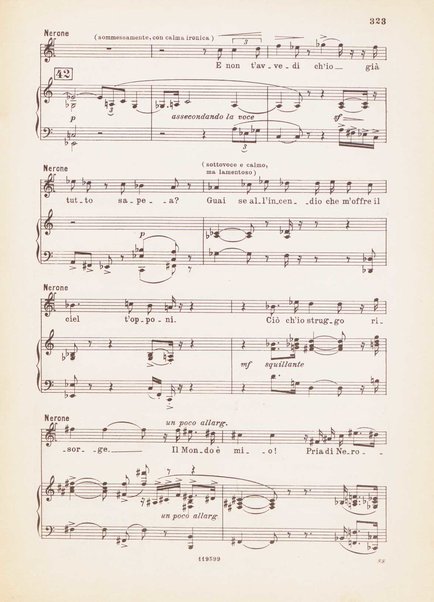 Nerone : tragedia in quattro atti / di Arrigo Boito ; riduzione per canto e pianoforte di Ferruccio Calusio