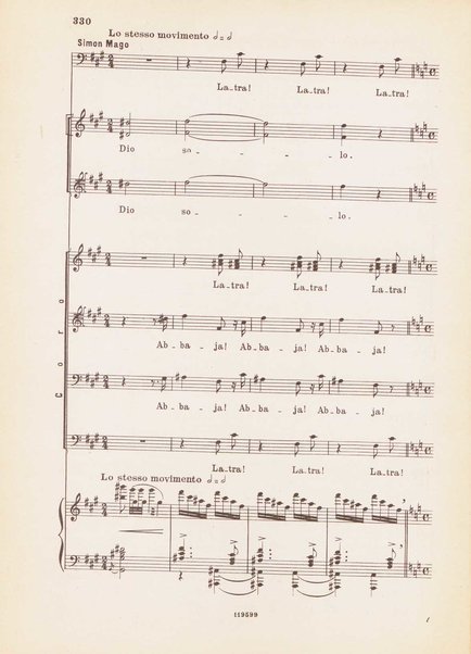 Nerone : tragedia in quattro atti / di Arrigo Boito ; riduzione per canto e pianoforte di Ferruccio Calusio