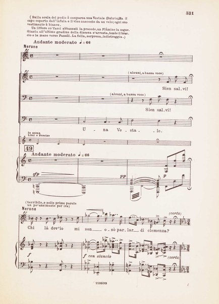 Nerone : tragedia in quattro atti / di Arrigo Boito ; riduzione per canto e pianoforte di Ferruccio Calusio