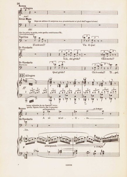 Nerone : tragedia in quattro atti / di Arrigo Boito ; riduzione per canto e pianoforte di Ferruccio Calusio