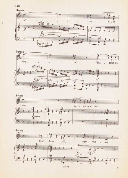 Nerone : tragedia in quattro atti / di Arrigo Boito ; riduzione per canto e pianoforte di Ferruccio Calusio