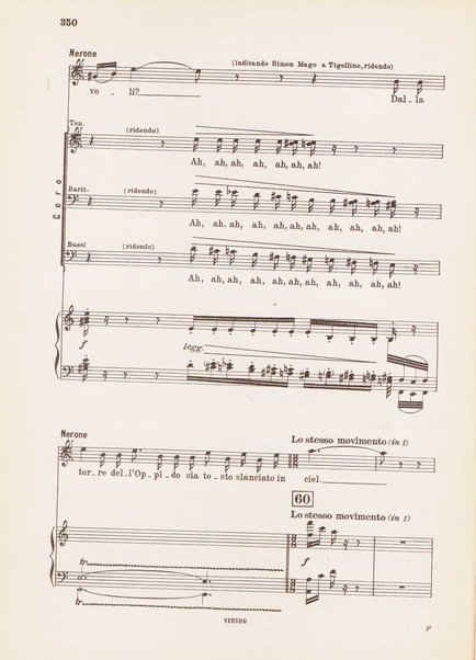 Nerone : tragedia in quattro atti / di Arrigo Boito ; riduzione per canto e pianoforte di Ferruccio Calusio