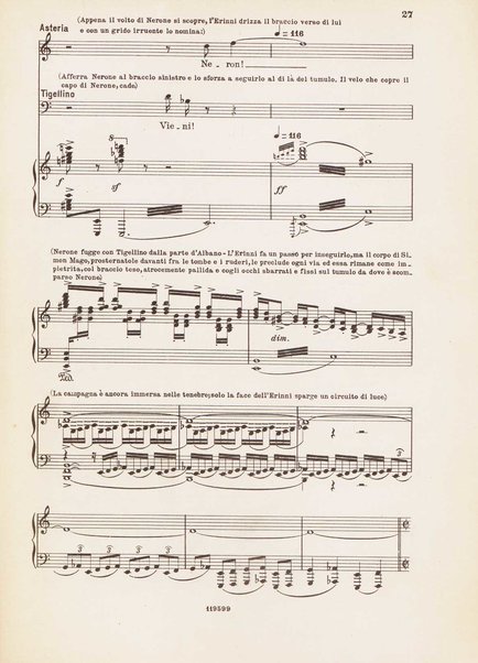 Nerone : tragedia in quattro atti / di Arrigo Boito ; riduzione per canto e pianoforte di Ferruccio Calusio