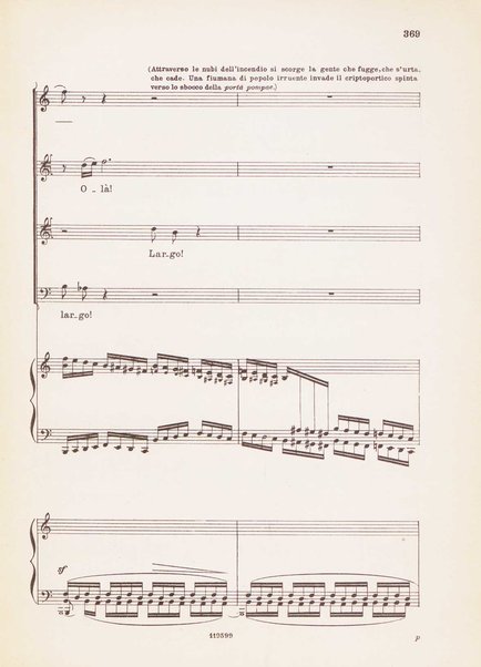 Nerone : tragedia in quattro atti / di Arrigo Boito ; riduzione per canto e pianoforte di Ferruccio Calusio