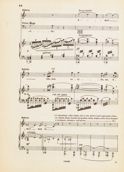 Nerone : tragedia in quattro atti / di Arrigo Boito ; riduzione per canto e pianoforte di Ferruccio Calusio