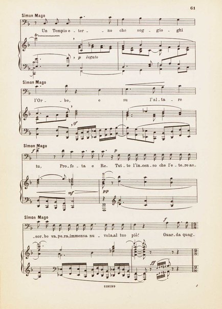 Nerone : tragedia in quattro atti / di Arrigo Boito ; riduzione per canto e pianoforte di Ferruccio Calusio