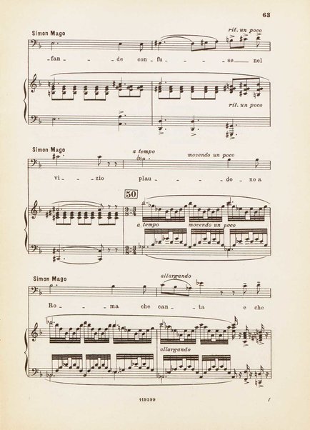 Nerone : tragedia in quattro atti / di Arrigo Boito ; riduzione per canto e pianoforte di Ferruccio Calusio