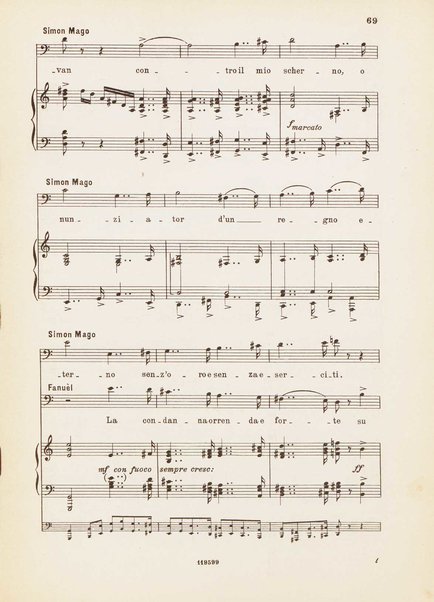 Nerone : tragedia in quattro atti / di Arrigo Boito ; riduzione per canto e pianoforte di Ferruccio Calusio